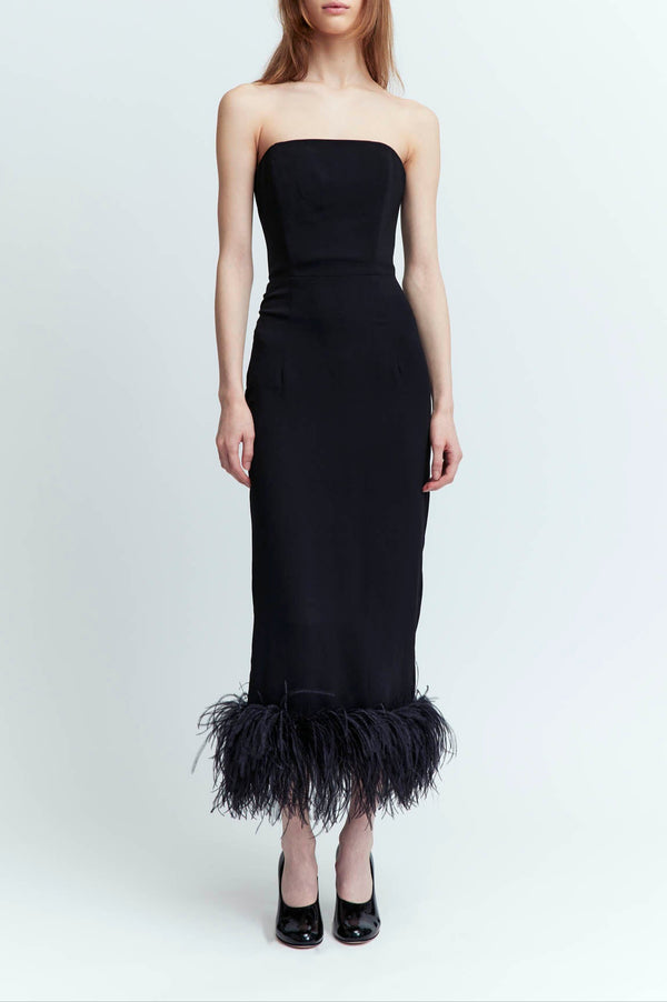 Minelli Midi Dress in Crepe
