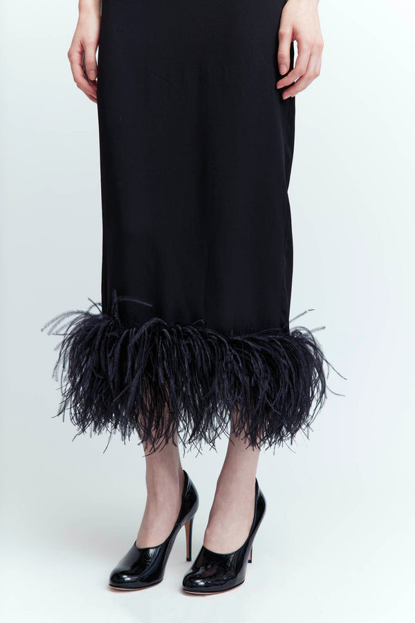 Minelli Midi Dress in Crepe