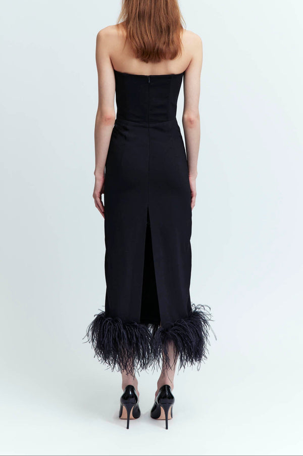 Minelli Midi Dress in Crepe