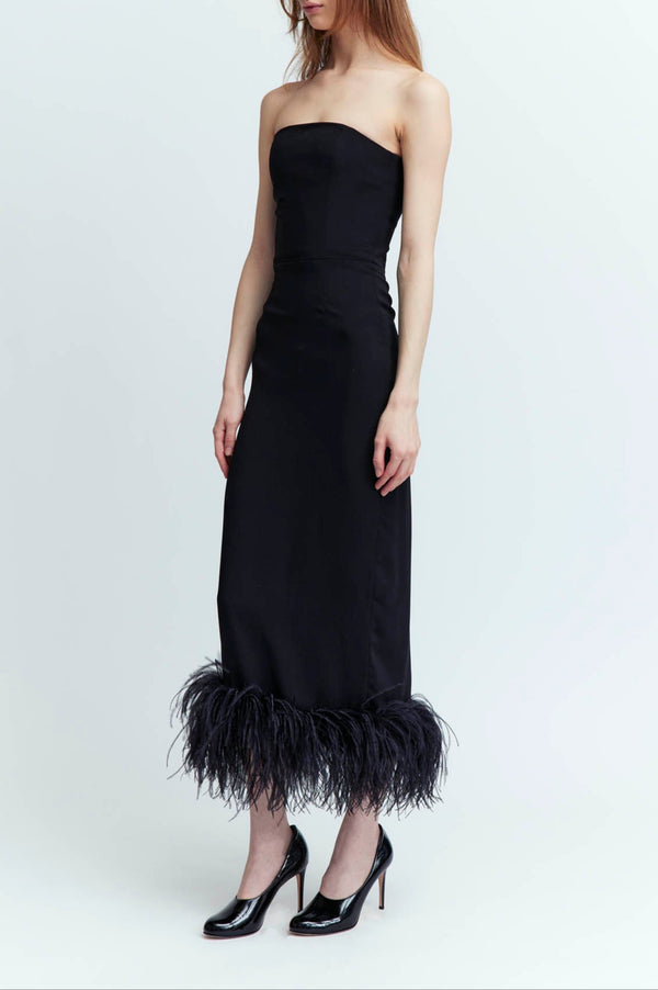 Minelli Midi Dress in Crepe