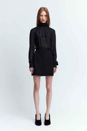 Sig Mini Dress in Georgette