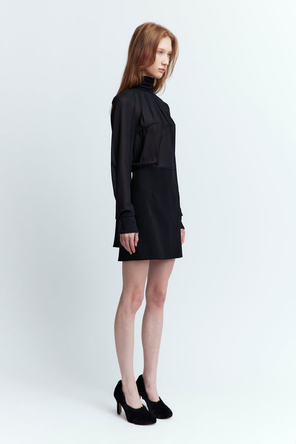 Sig Mini Dress in Georgette