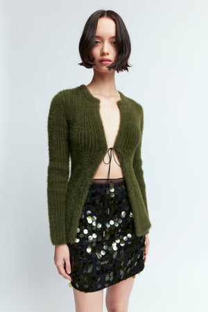 Idia Mini Skirt in Sequin