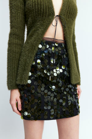 Idia Mini Skirt in Sequin