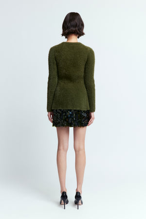 Idia Mini Skirt in Sequin