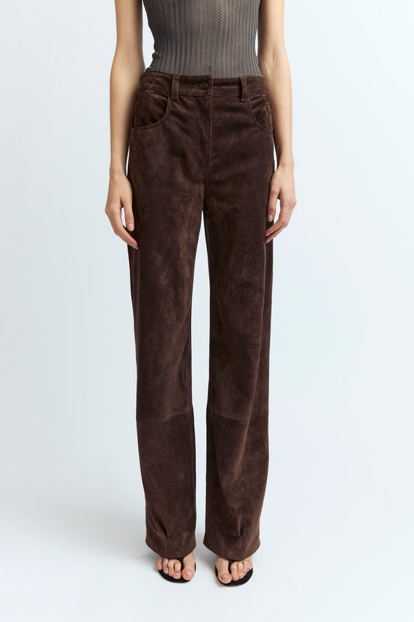 Vante Trouser in Suede