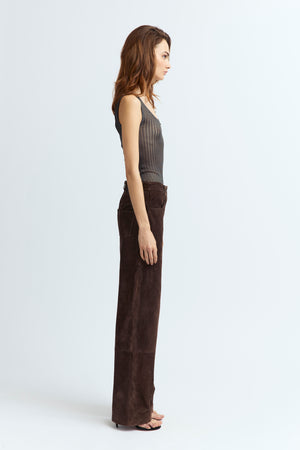 Vante Trouser in Suede