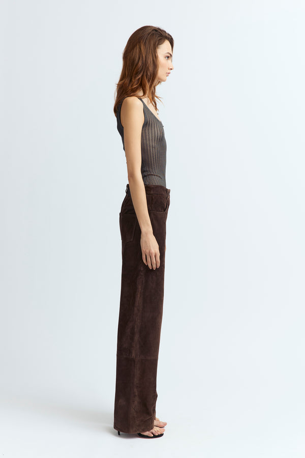 Vante Trouser in Suede