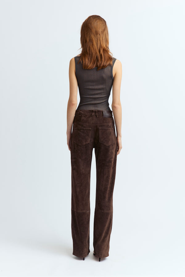 Vante Trouser in Suede