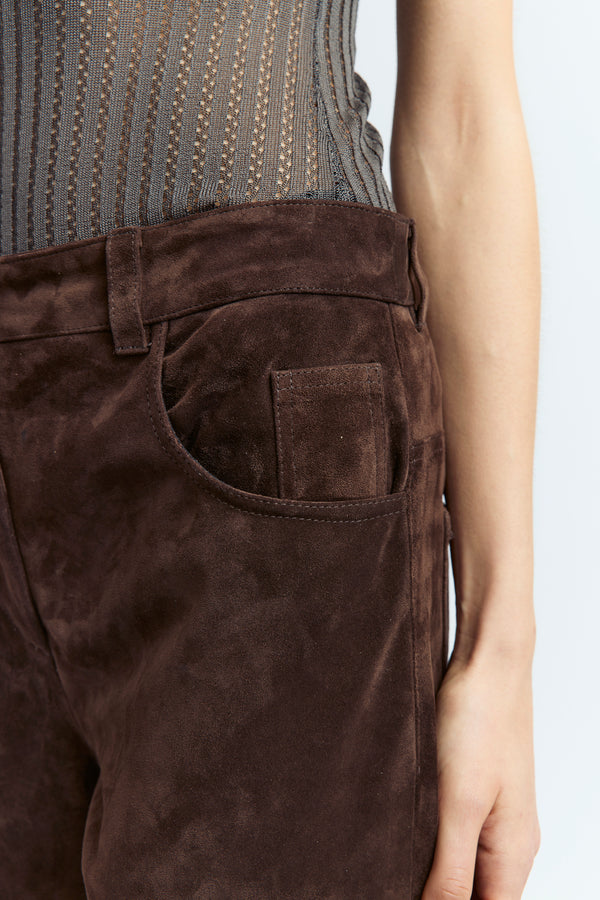 Vante Trouser in Suede