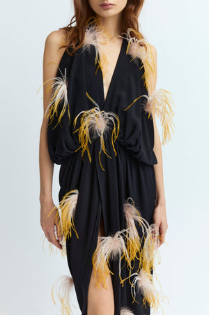 Vide Dress in Crepe