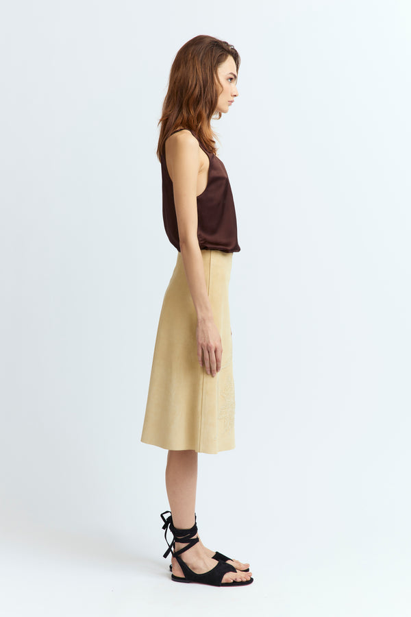 Gilda Top in Satin