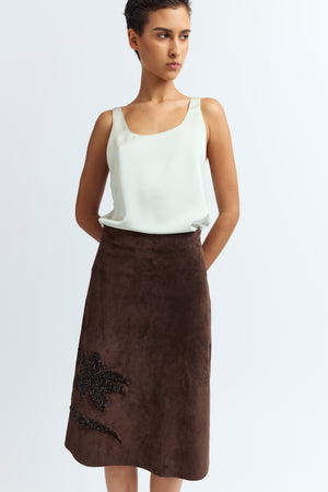 Gilda Top in Satin