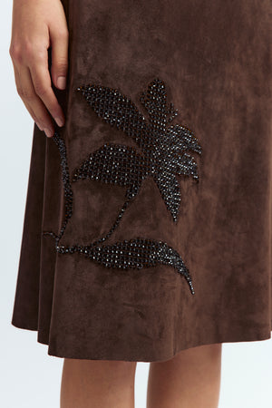 Dafne Skirt in Suede
