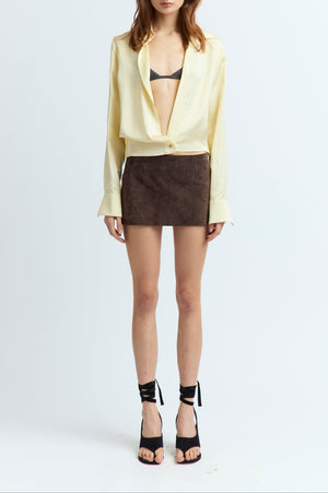 Cosette Shirt in Satin