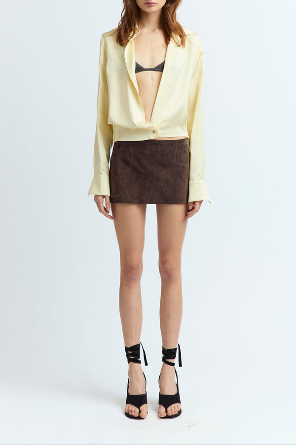 Cosette Shirt in Satin