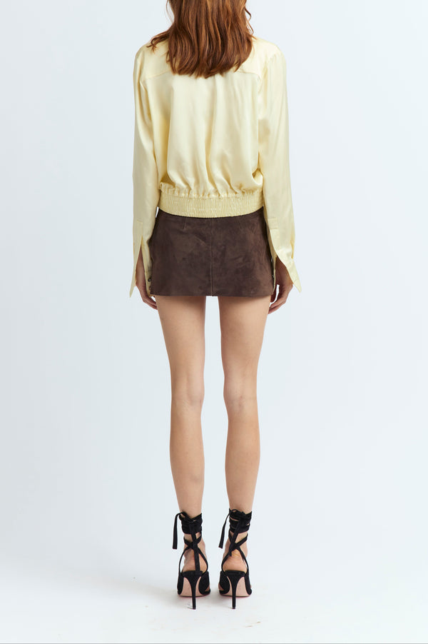 Cosette Shirt in Satin