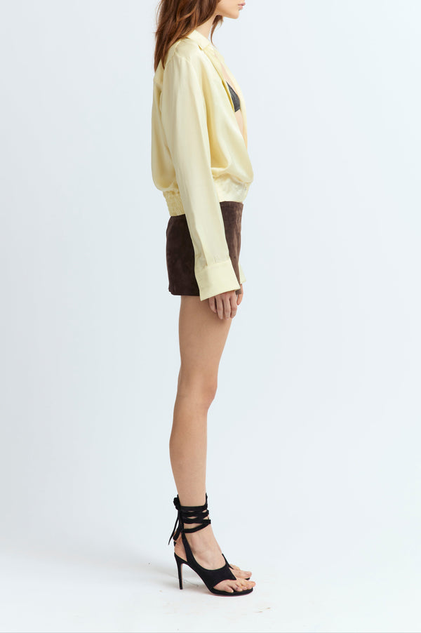 Cosette Shirt in Satin