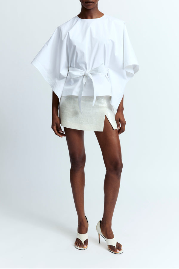 Illar Top in Poplin