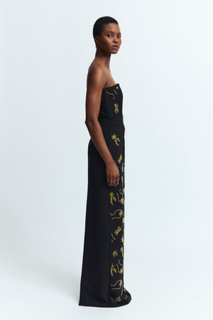 Frasia Gown in Crepe