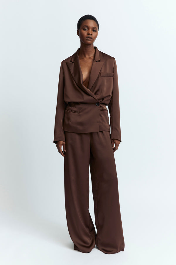 Argo Trouser in Satin