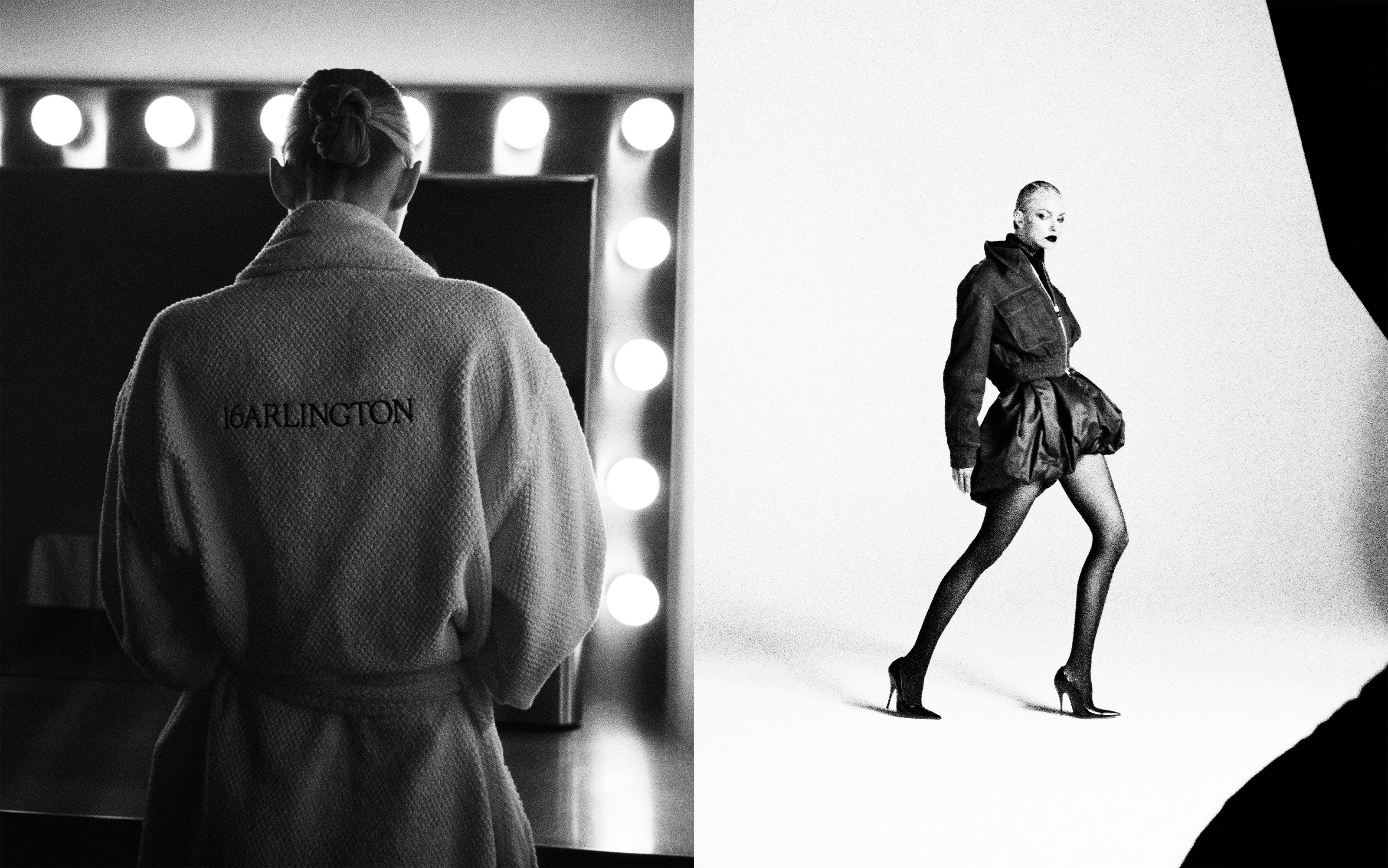 Behind the scenes at 16Arlington Aw25 lookbook photoshoot in New York