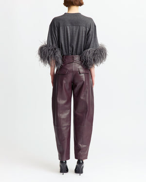 Alcea Trouser in Leather