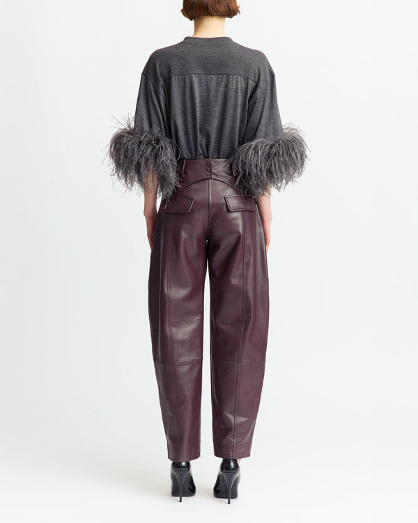 Alcea Trouser in Leather
