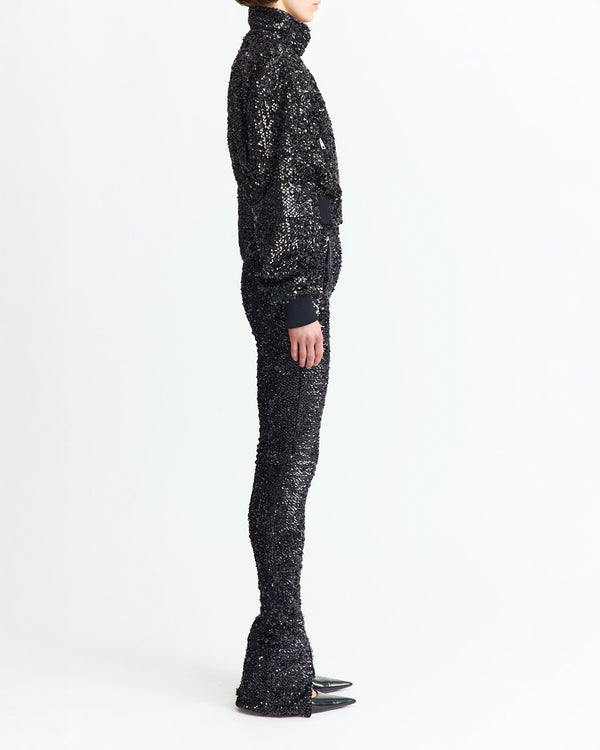Azra Trouser in Textured Sequin