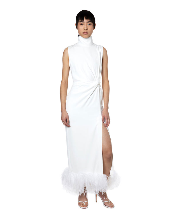 Maika Midi Dress in Crepe