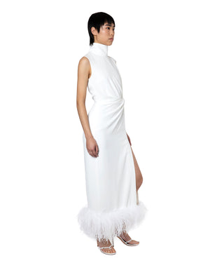 Maika Midi Dress in Crepe