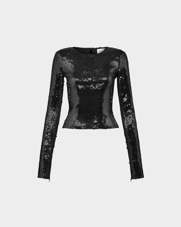 Loida Top in Sequin