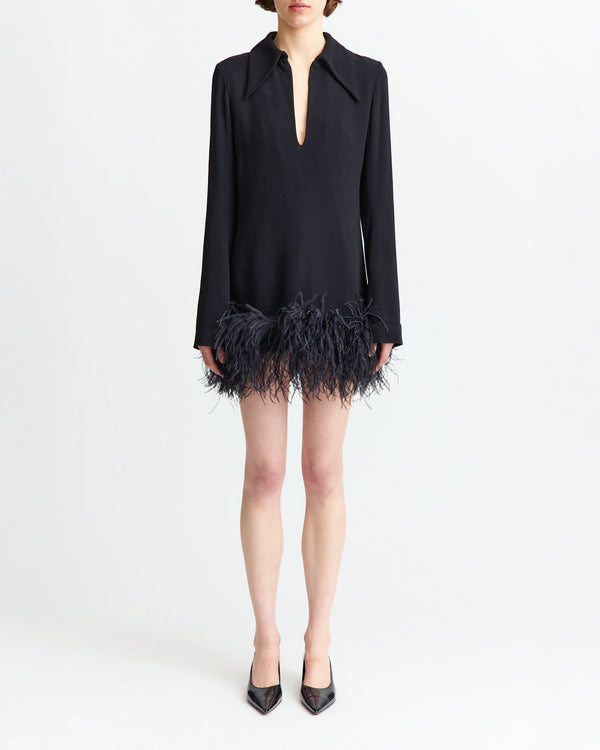 Michele Mini Dress in Crepe