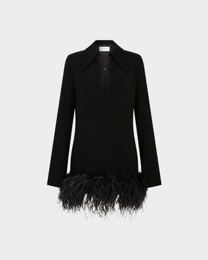 Michele Mini Dress in Crepe