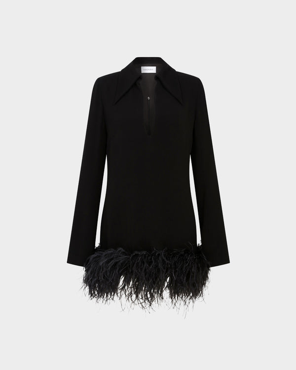 Michele Mini Dress in Crepe
