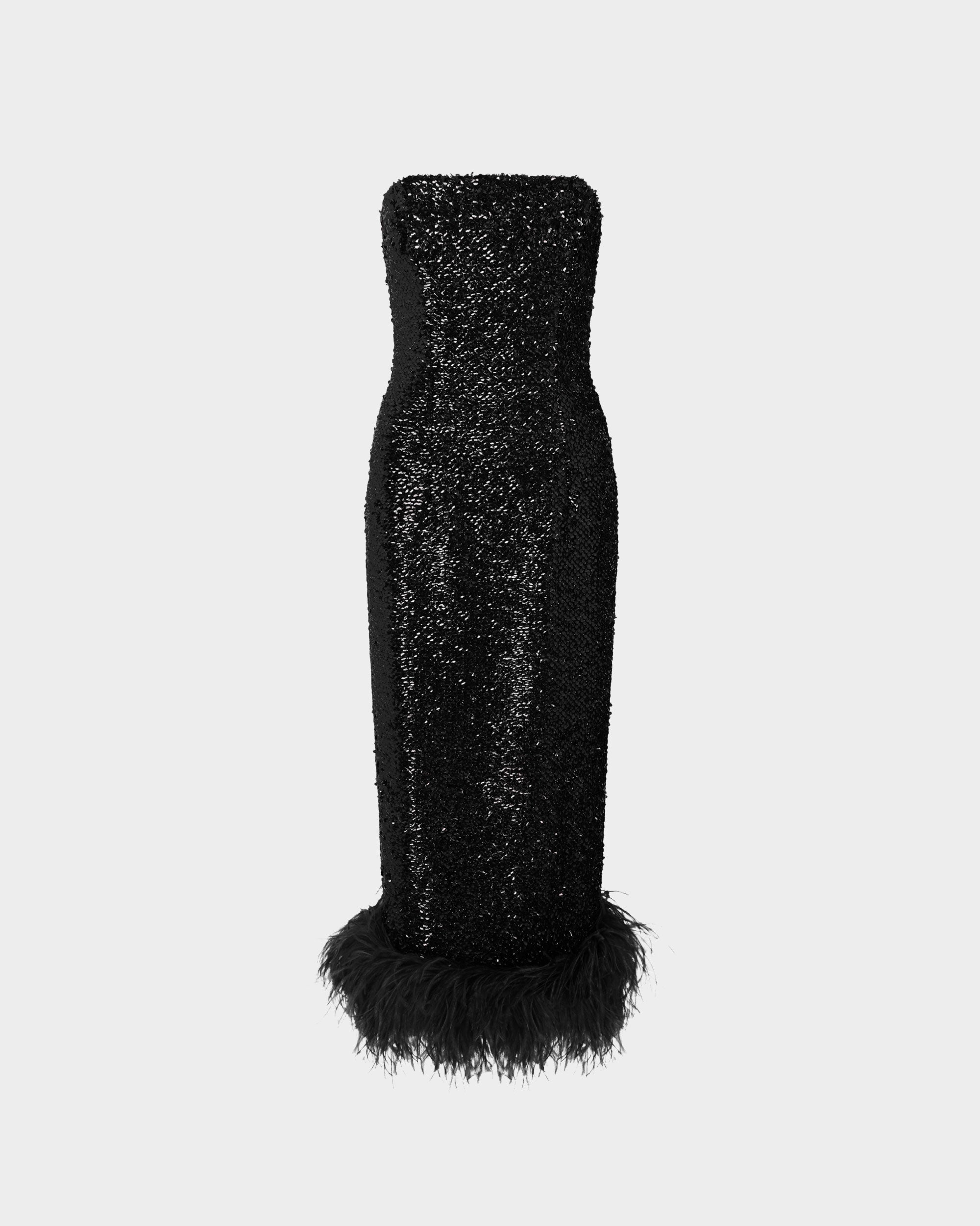 Minelli Midi Dress in Textured Sequin Minelli Midi Dress in Textured Sequin