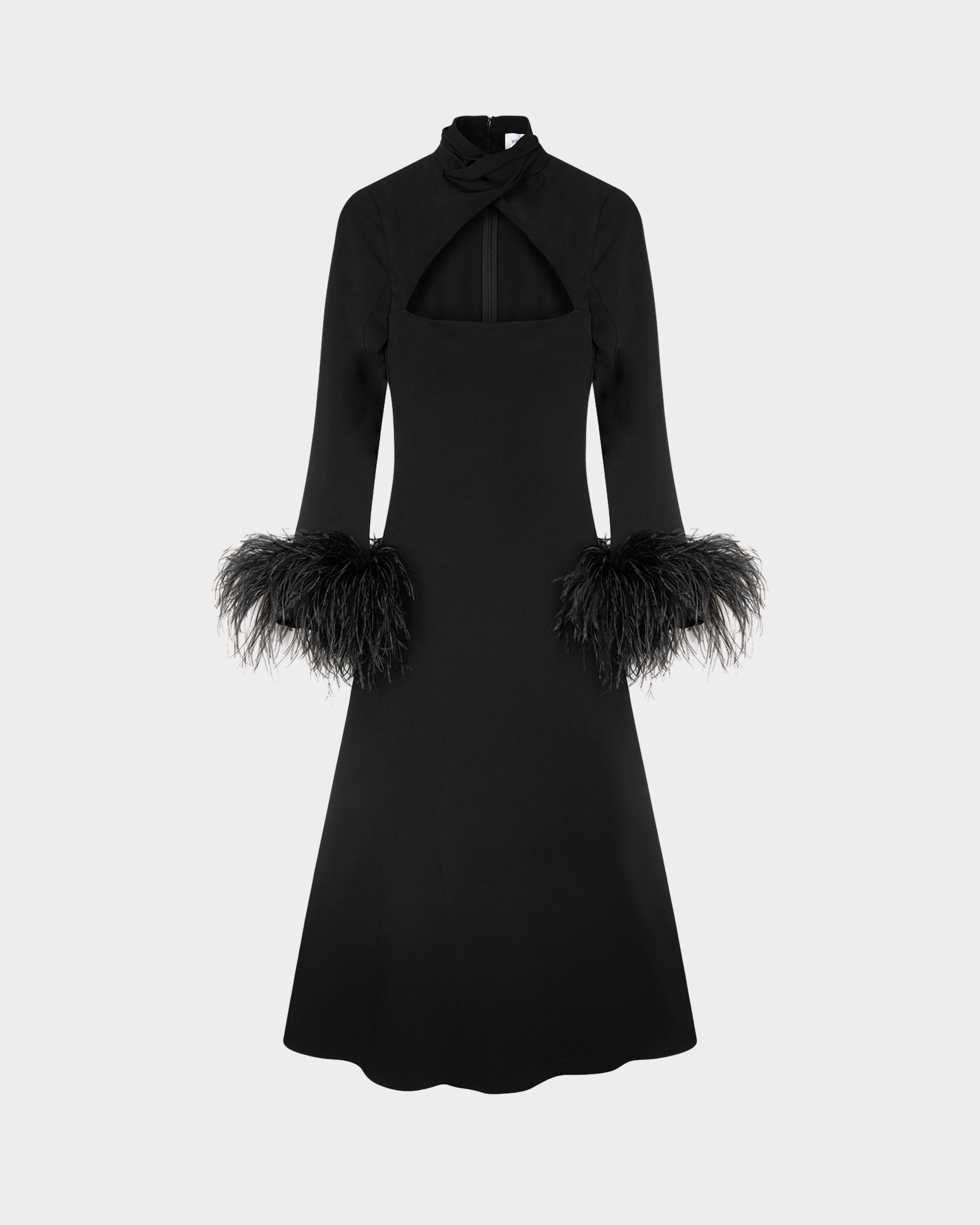 Odessa Midi Dress in Crepe