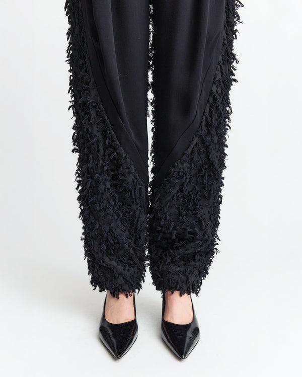 Pola Trouser in Textured Cotton