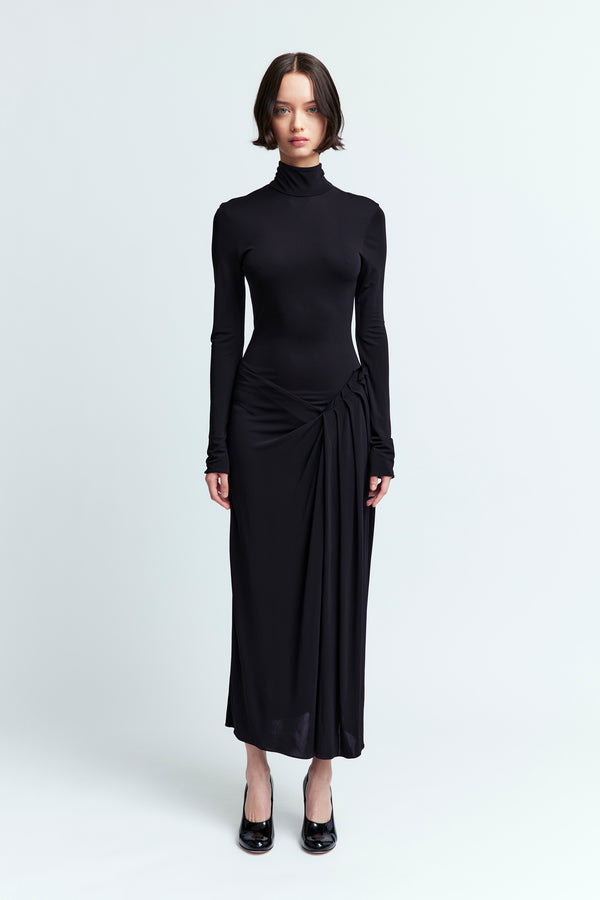 Vento Midi Dress in Jersey