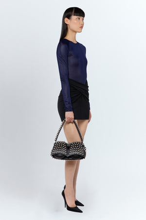 Tevra Mini Dress In Ink