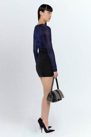 Tevra Mini Dress In Ink