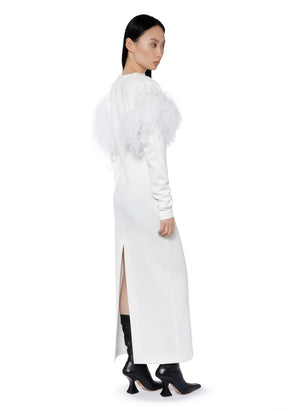 Runa Midi Dress In White