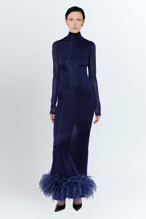 Luna Gown In Ink Jersey