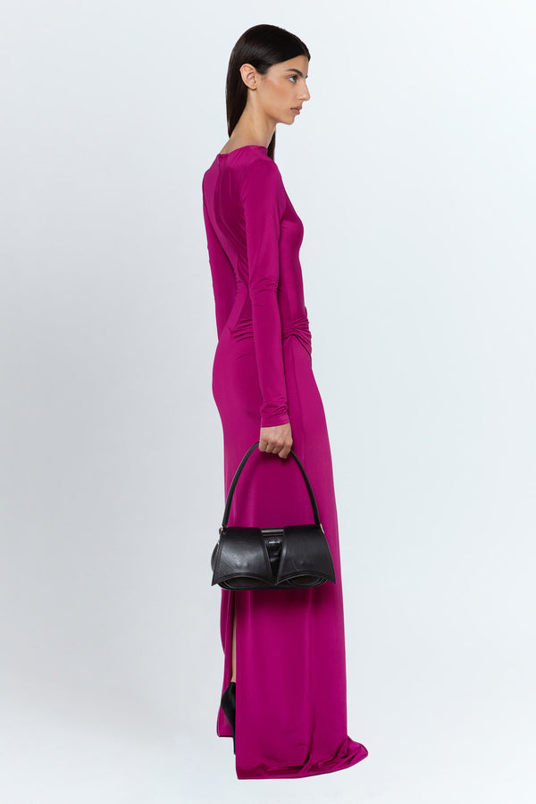 Nubria Gown In Fuchsia