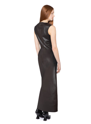 Bram Midi Dress In Bitter Chocolate