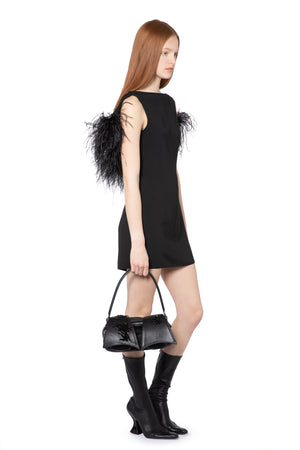 Nerine Mini Dress in Black