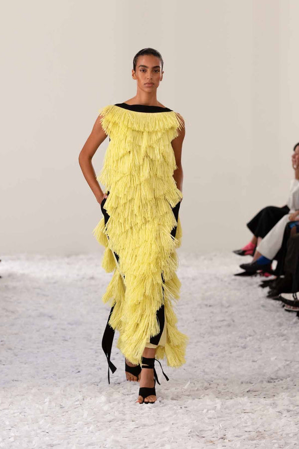 Adne Dress in Raffia MADE TO ORDER