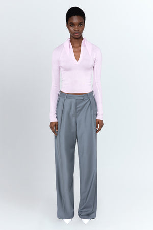 Alix Trouser In Grigio Piombo Tailoring