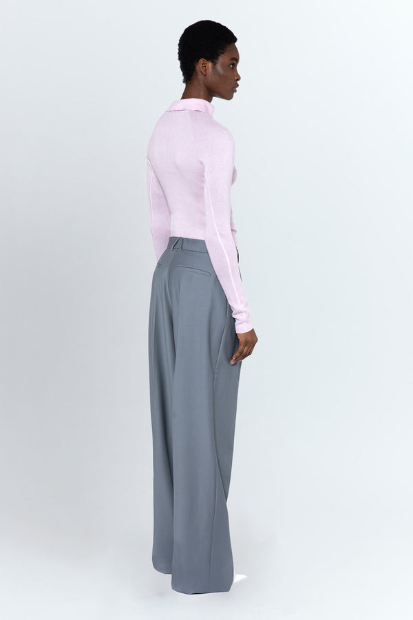 Alix Trouser In Grigio Piombo Tailoring
