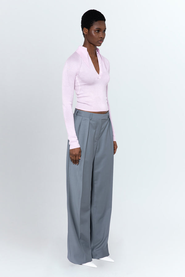 Alix Trouser In Grigio Piombo Tailoring